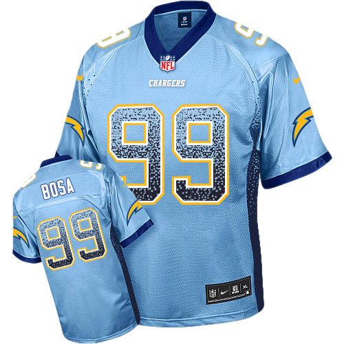 Nike Chargers #99 Joey Bosa Electric Blue Alternate Men's Stitched NFL Elite Drift Fashion Jersey